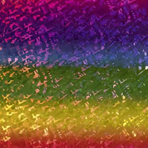 folia Film holographique adhésif, 400 mm x 5 m, arc-en-ciel