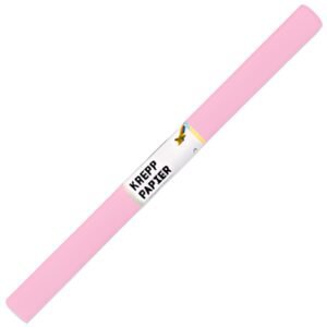 folia Papier crépon, (l)500 mm x (L)2,5 m, rose pâle