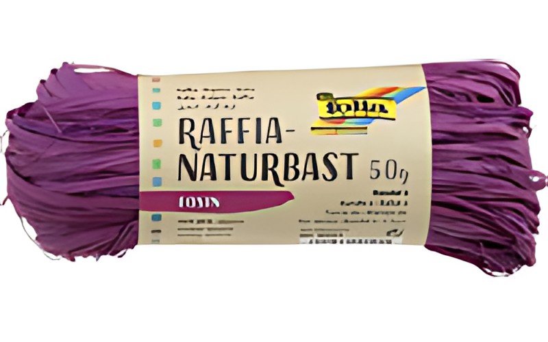 folia Raphia naturel, 50 g, éosine