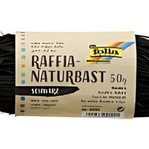 folia Raphia naturel, 50 g, noir