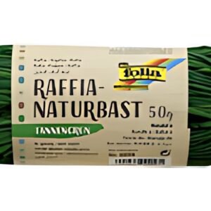 folia Raphia naturel, 50 g, vert sapin