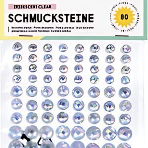 folia Pierres décoratives "Iridescent Clear", autoadhésif