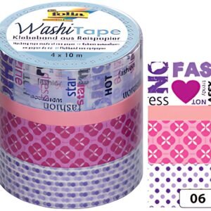 folia Rubans autocollants déco Washi-Tape REVE DE GAMINE
