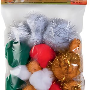 folia Pompons, 30 pièces, couleurs de Noel