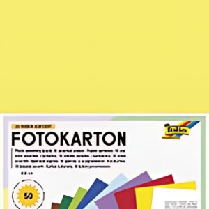 folia Carton de bricolage, A4, 300 g/m2, assorti