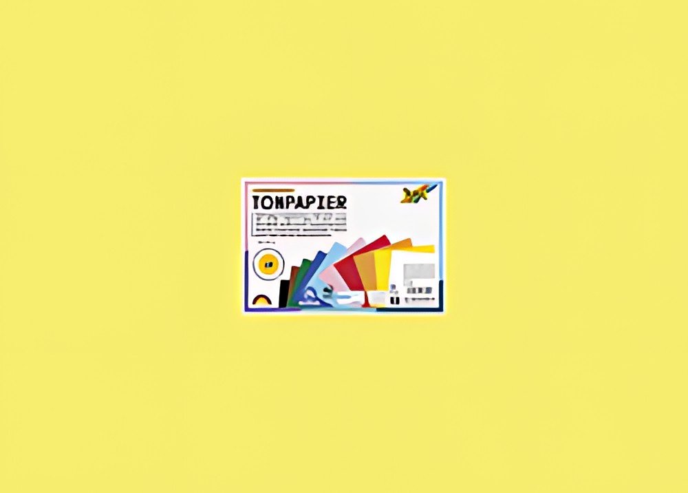 folia Papier de couleur, (L)500 x (H)700 mm, assorti