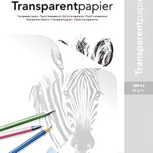 folia Bloc de papier transparent, A4, 80 g/m2, 25 feuilles