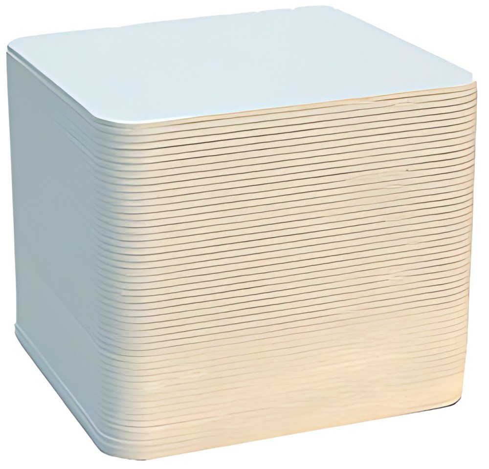 folia Cartons à bière à décorer, uni, carré, 93 x 93 mm