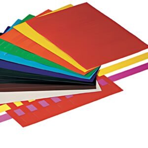 folia Feuilles à tresser, non gommé, 100 feuilles, assorti