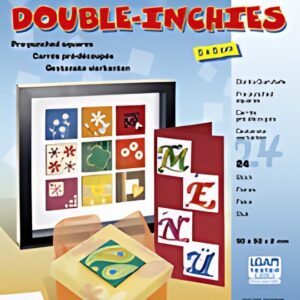 folia Carrés pré-découpés uni "Inchies", 25 x 25 mm, blanc