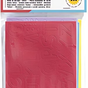 folia Pièces estampées-caoutchouc mousse "Lettres"