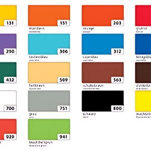 folia Carton pour affiches, (L)480 x (H)680 mm,jaune brill.