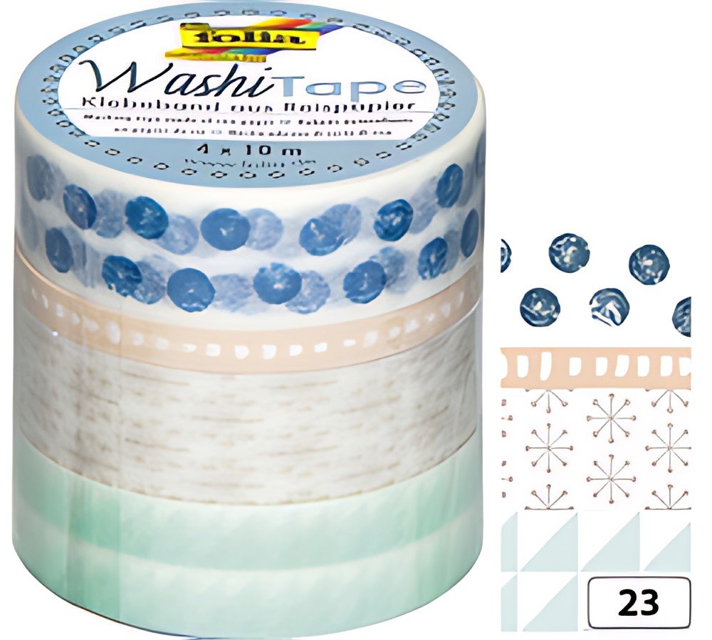 folia Rubans autocollants déco Washi-Tape HYGGE