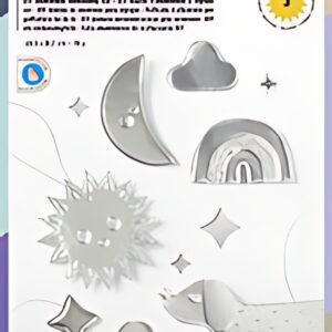 folia Pochette de métal à repousser, 185 x 290 mm, argent
