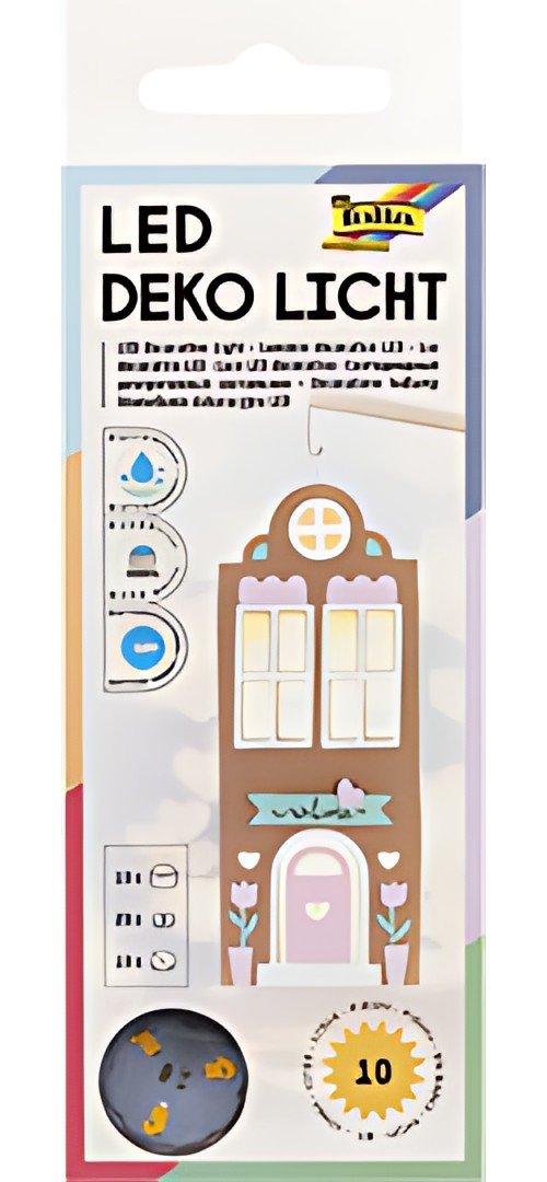 folia Lumière décorative LED, 10 pièces, 20 piles incluses