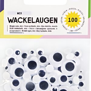 folia Yeux vacillants, non autocollants, tailles assorties