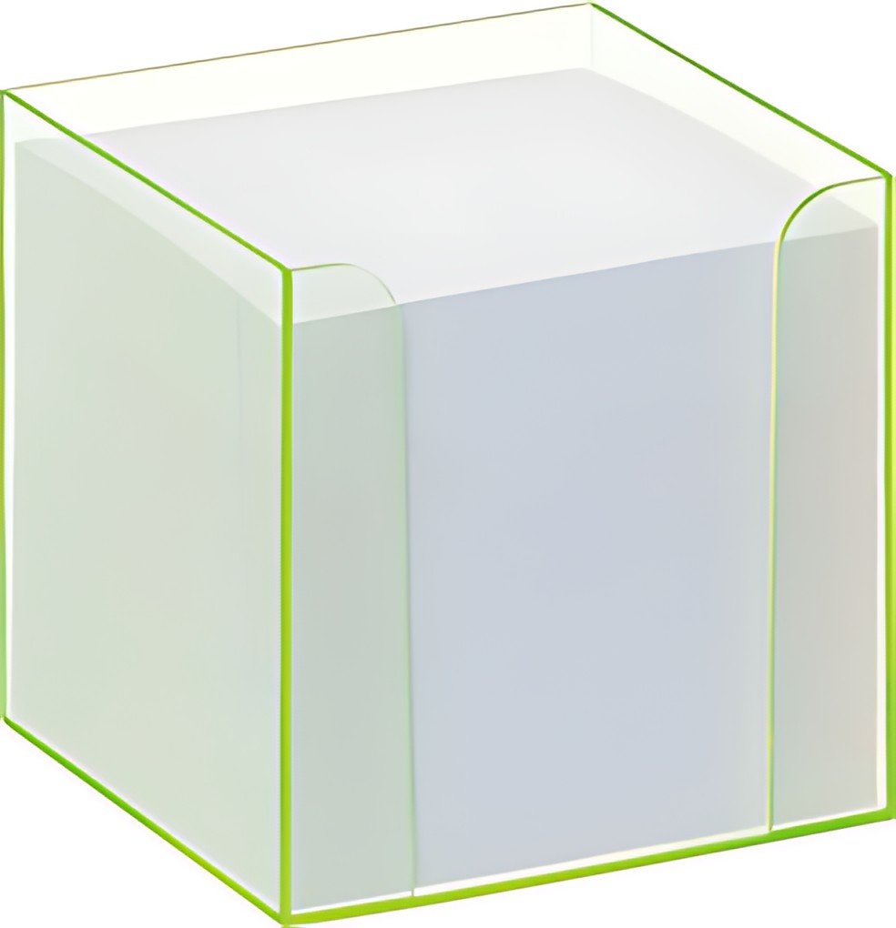 folia Bloc cube avec boîtier "Luxbox" vert, équipé