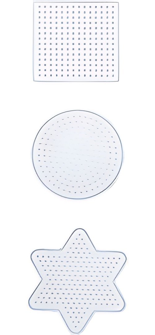 folia Plaques pour perles à repasser BASIC PETIT, assorti