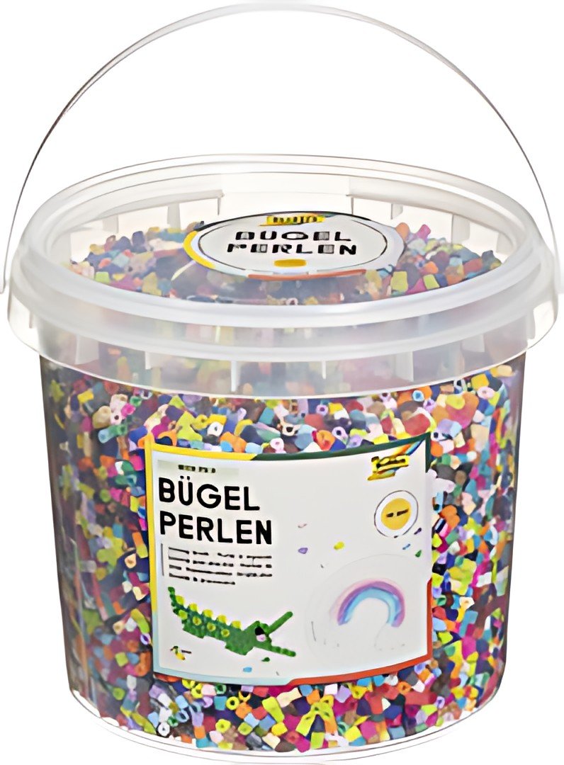 folia Perles à repasser, 30.000 pièces, en seau, assorti