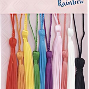 folia Glands décoratifs "RAINBOW", assorti de 10