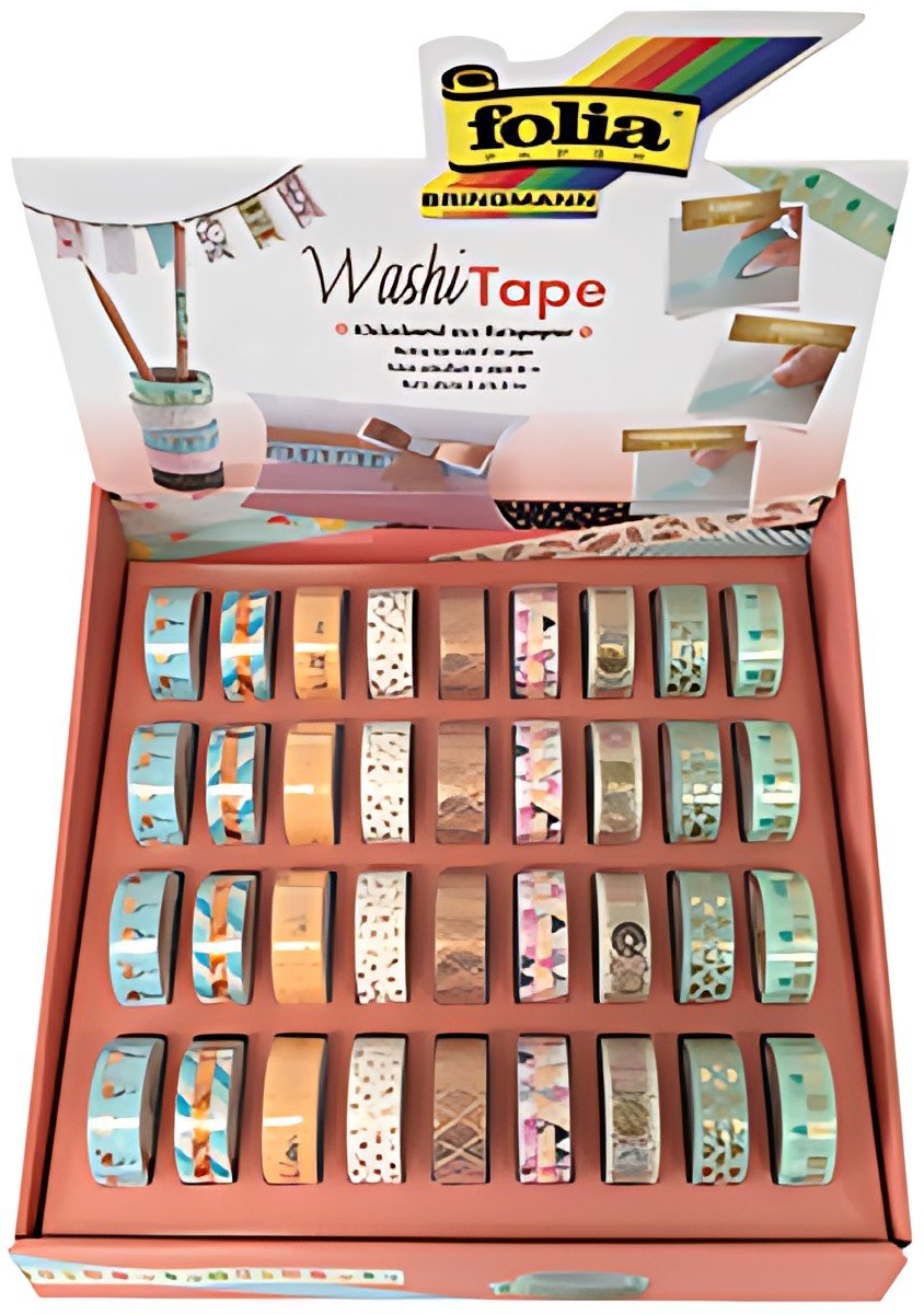 folia Ruban autocollant Washi-Tape HOTFOIL, en présentoir