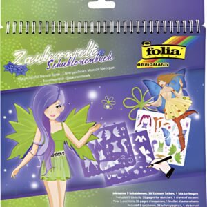 folia Livre pochoir "Monde magique", grand