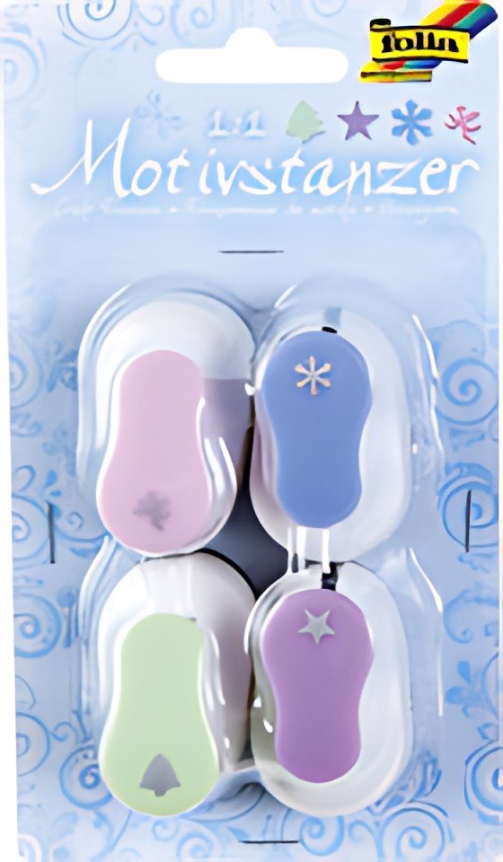 folia Kit de mini-perforateurs "motifs de Noel", assorti