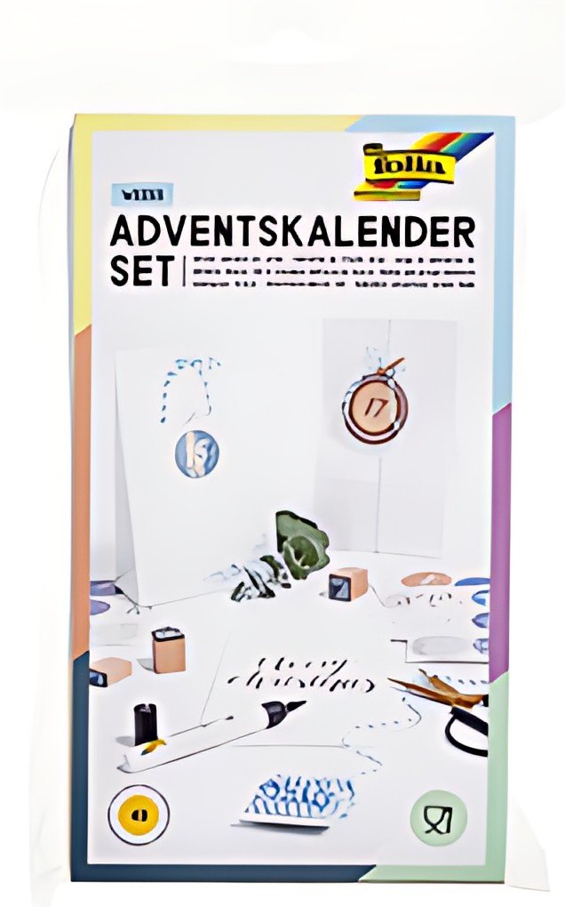 folia Calendrier de l'Avent "sachets en papier uni", blanc