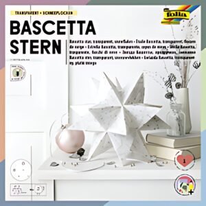 folia Feuilles de papier pour étoile Bascetta transparente