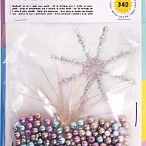 folia Kit d'étoiles en perles, 340 pièces, pastel