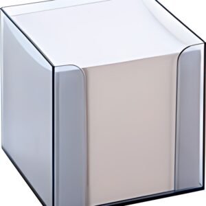 folia Bloc cube avec boîtier, plastique, transparent fumé