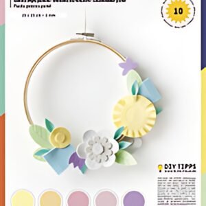 folia Gommette en mousse PASTEL, non autocollant 10 feuilles