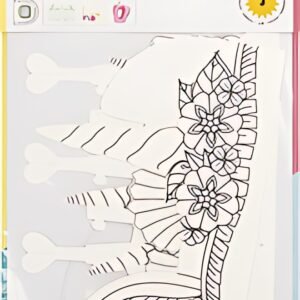 folia Kit de chapeaux pour enfant "CONTE", carton, blanc