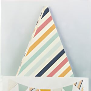 folia Guirlande de fanions "Mix & Match", en carton imprimé