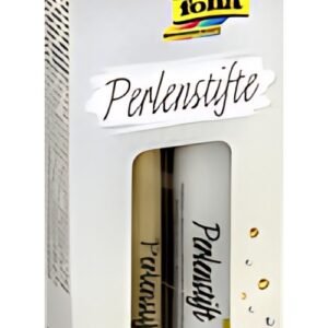 folia Marqueur effet perles "Or&Argent", 30 ml, kit de 2