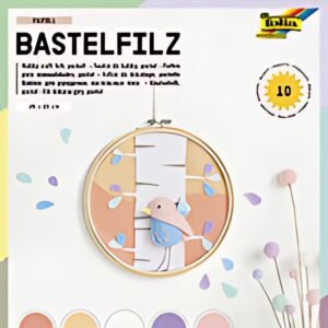 folia Feutrine de bricolage, 200 x 300 mm, 150 g/m2, pastel