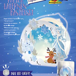 folia Kit lanterne à fabriquer "Princesse des glaces", blanc