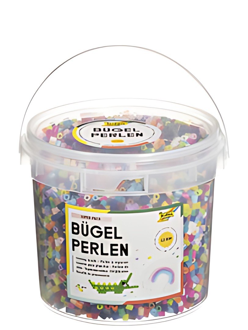 folia Perles à repasser, 12.000 pièces, en seau, assorti