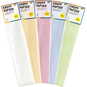 folia Papier crépon irisé, rouleau, (l)500 mm x (L)2,5 m