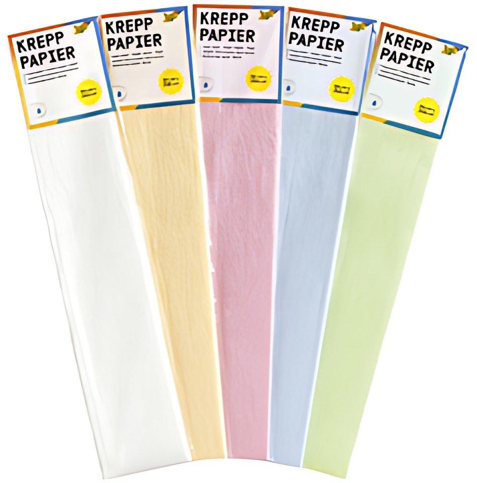 folia Papier crépon irisé, rouleau, (l)500 mm x (L)2,5 m