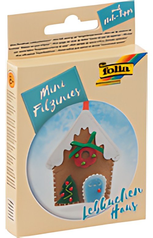 folia Mini kit de feutrine "Filzinies", maison en pain