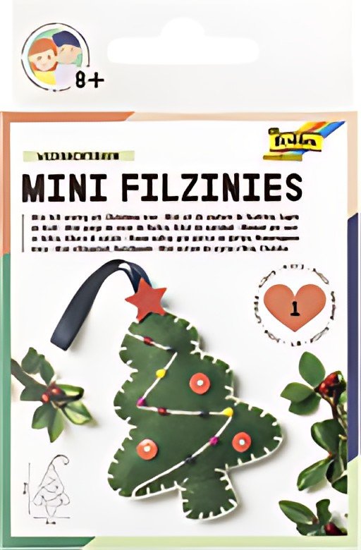 folia Mini kit de feutrine "Filzinies", sapin de Noël