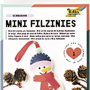 folia Mini kit de feutrine "Filzinies", bonhomme de neige