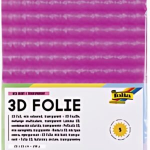 folia Film 3D, épaisseur: 150 microns, 230 x 330 mm, assorti