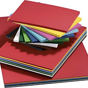 folia Carton de couleur, A2, 160 g/m2, lisse, assorti
