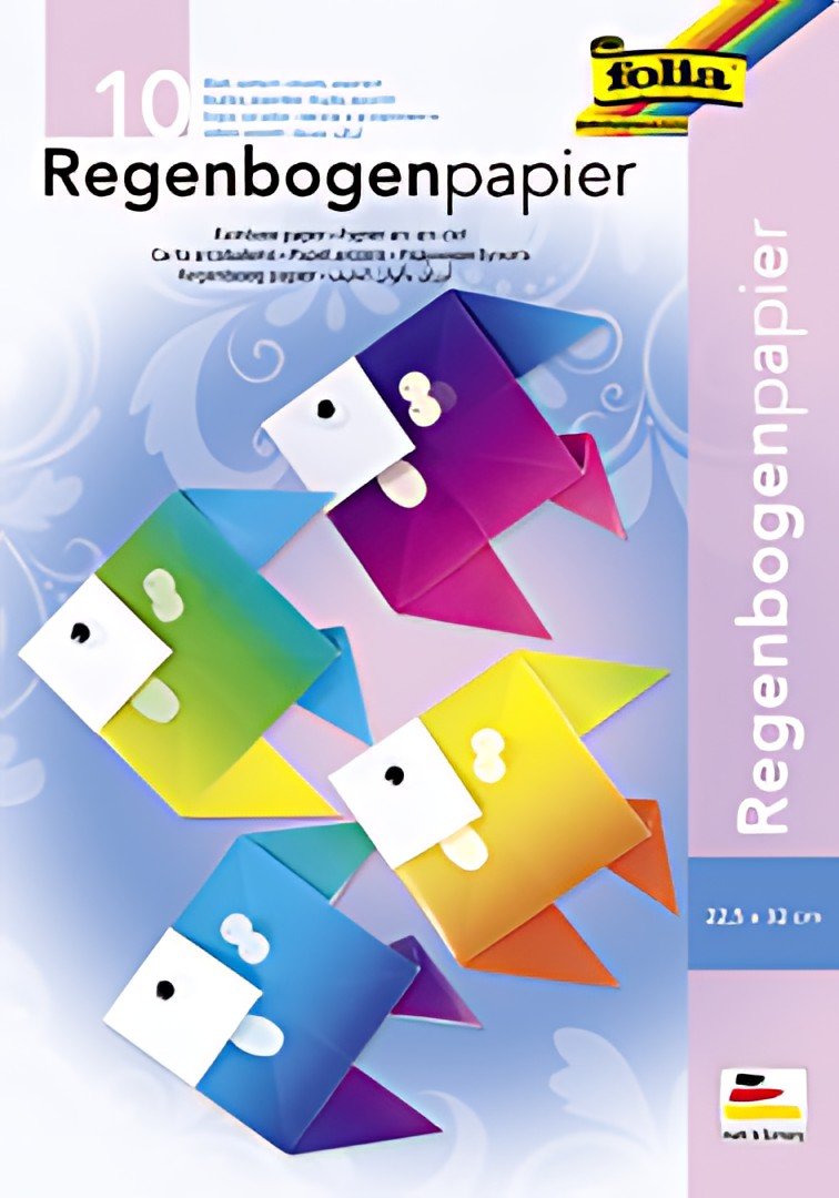 folia Pochette de papier arc-en-ciel, 225 x 320mm, 100g/m2