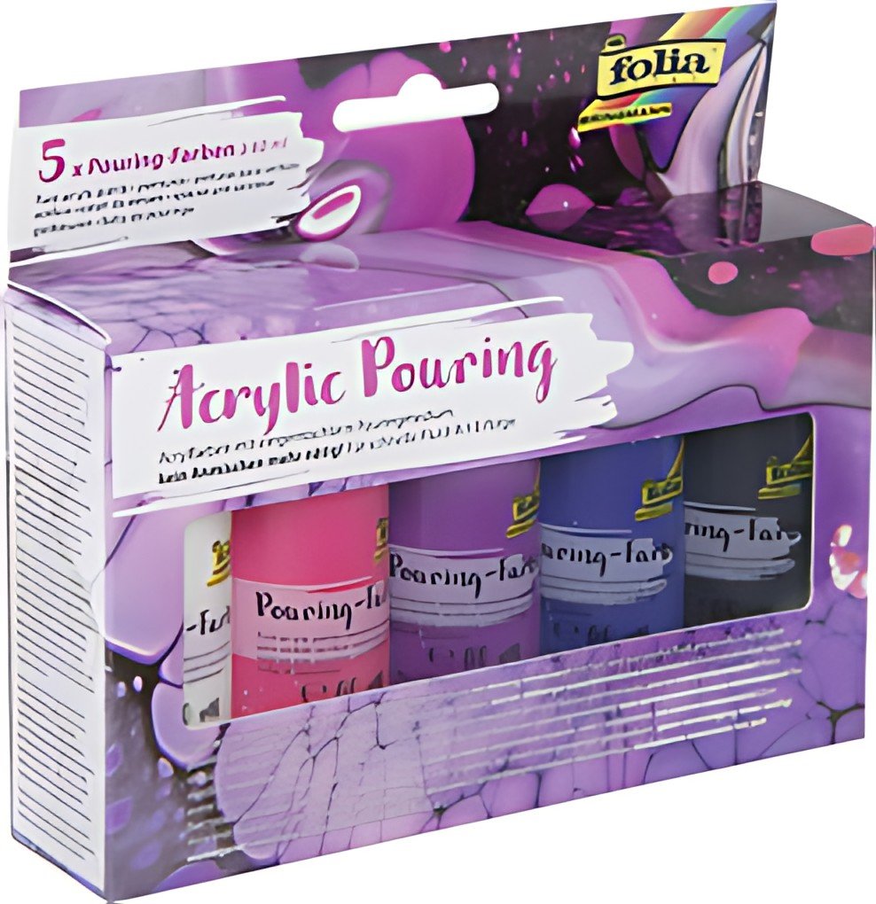 folia Peinture acrylique pour pouring "INTENSE", assorti
