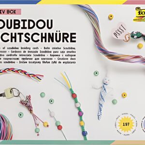 folia Kit de loisirs manuels Fils à tresser, 197 pièces