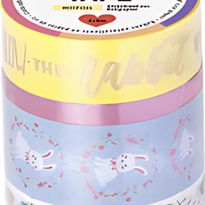 folia Ruban adhésif décoratif Washi-Tape "FOLLOW THE RABBIT"