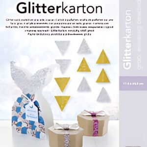 folia Carton à paillettes "GROS", 174 x 245 mm, 300 g/m2